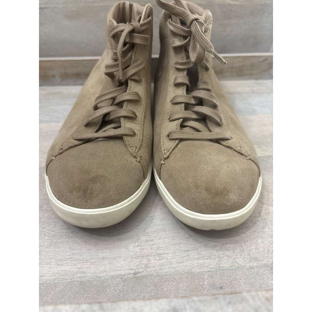 Cole Haan Grand.OS Womens 8 B Taupe Tan Suede High Top Sneakers W10089 - Picture 8 of 11